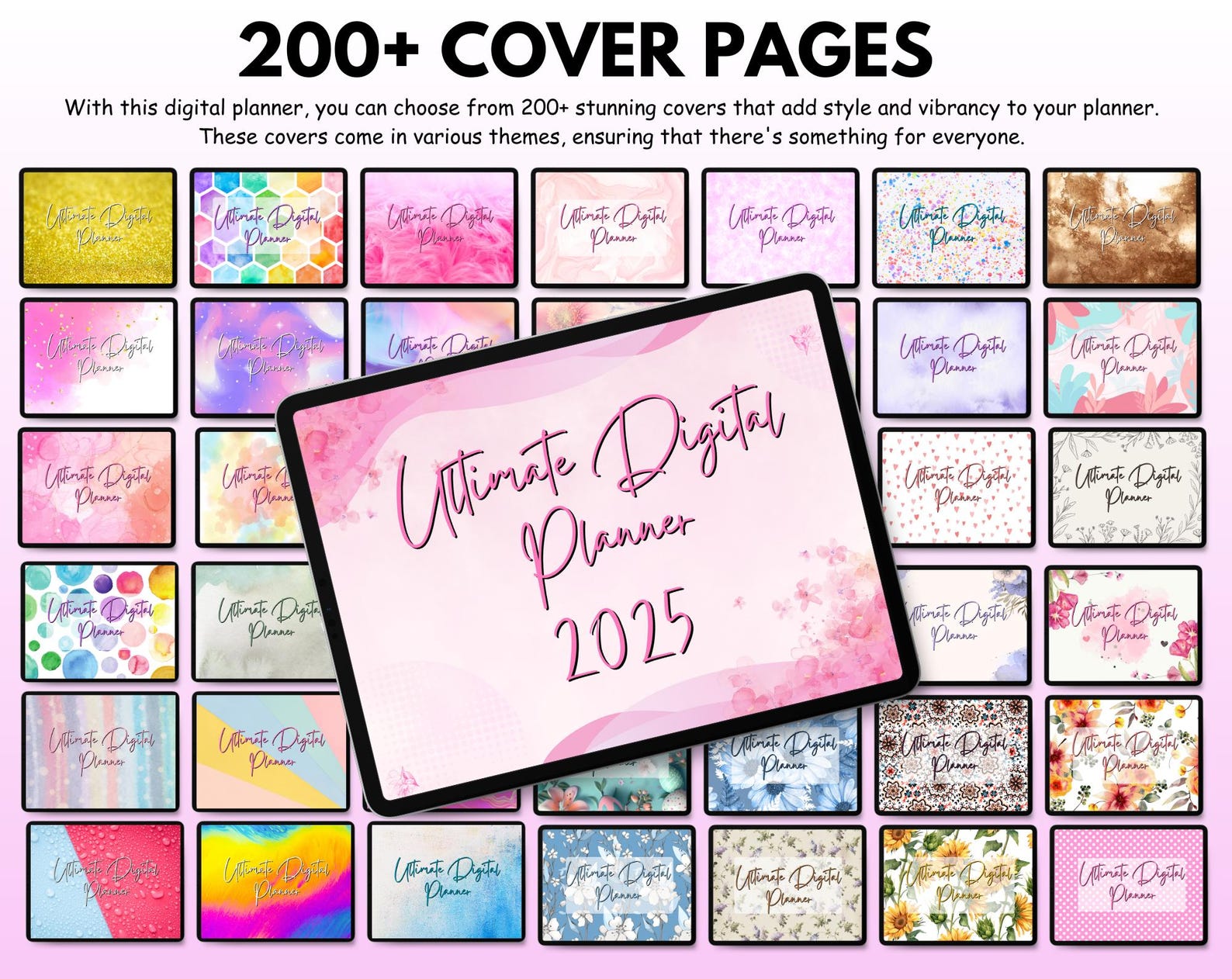 All-in-One Digital Planner 2026–2028 | Hyperlinked GoodNotes Planner | Daily, Weekly &amp; Monthly Digital Journal | iPad &amp; Android | Google &amp; Apple Calendar