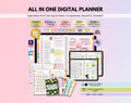 All-in-One Digital Planner 2026–2028 | Hyperlinked GoodNotes Planner | Daily, Weekly &amp; Monthly Digital Journal | iPad &amp; Android | Google &amp; Apple Calendar